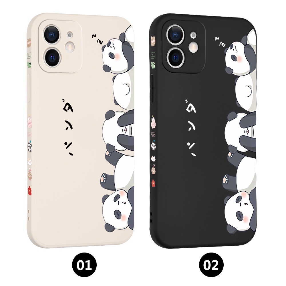 Ốp Điện Thoại Họa Tiết Gấu Trúc Cho VIVO Y20 Y12 Y12 Y15 VIVO Y20A Y20G Y17 Y3 U10 VIVO Y19 Y5S U3 K036 Q