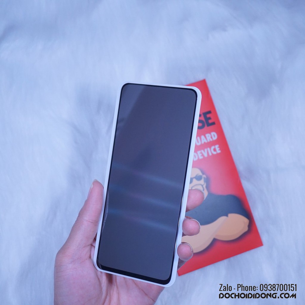 Cường lực samsung A80 A90 Chống Nhìn Trộm Full Màn Cảm ứng mượt Tặng kèm khăn lau
