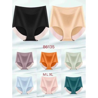 Quần lót su không viền cạp cao, quần lót su lụa nâng mông cao cấp