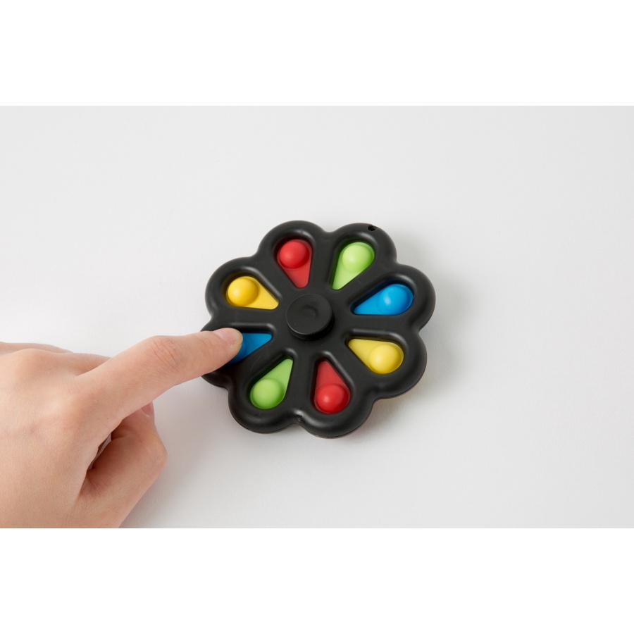 Con Quay Spinner ARTBOX Hàn Quốc Hình Bông Hoa Màu Đen Vui Tay