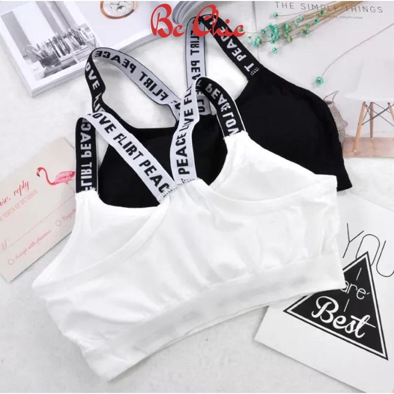Áo bra tập gym/yoga dây chữ MS032 BC_CHIC LINGERIE