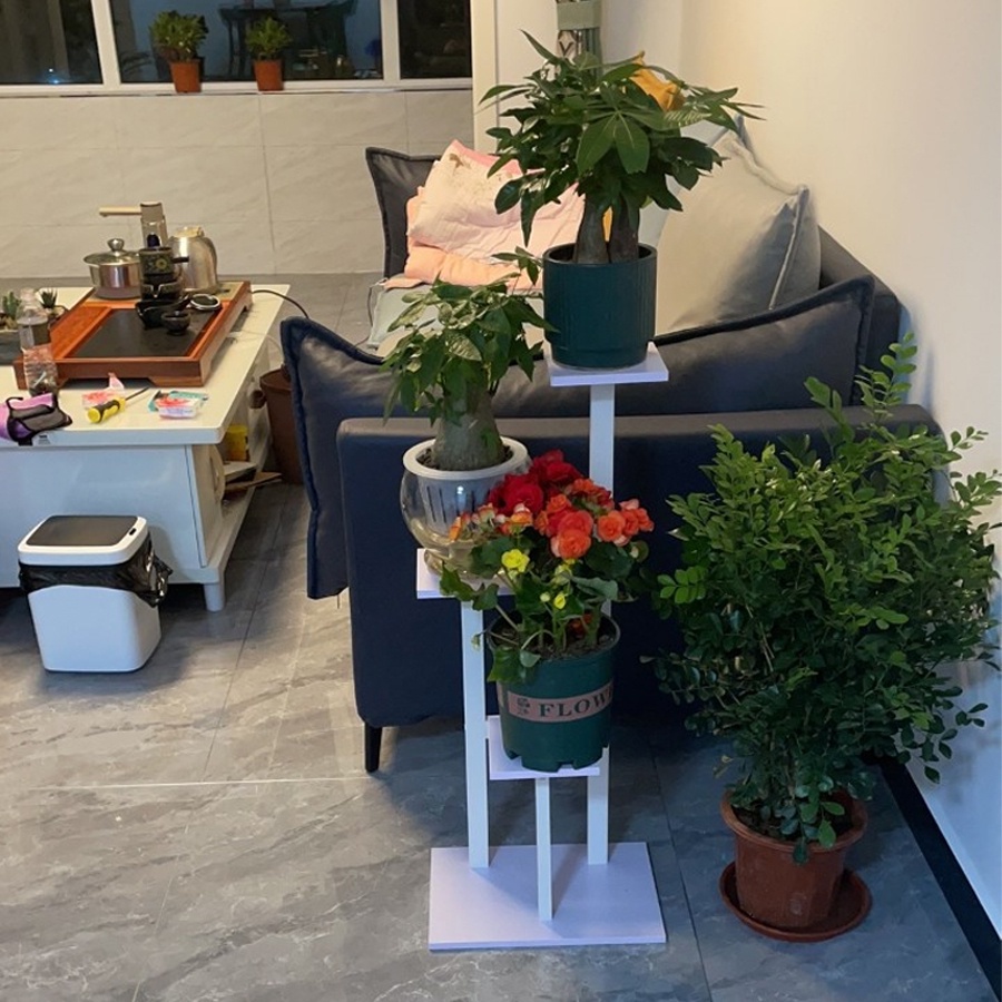 Giá để cây cảnh chậu hoa cây cảnh FUNA mã CH02 khung sắt kim loại chắc chắn khả năng chịu lực tốt không tróc sơn