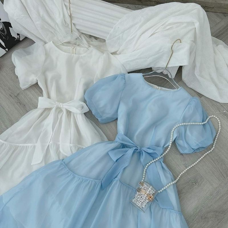 ĐẦM BABYDOLL TAY PHỒNG MÃ 10-07