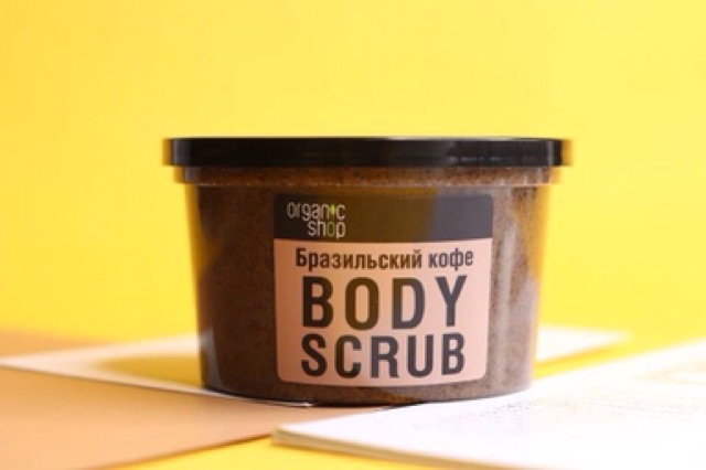 Tẩy da chết body cà phê organic shop coffee & sugar | BigBuy360 - bigbuy360.vn