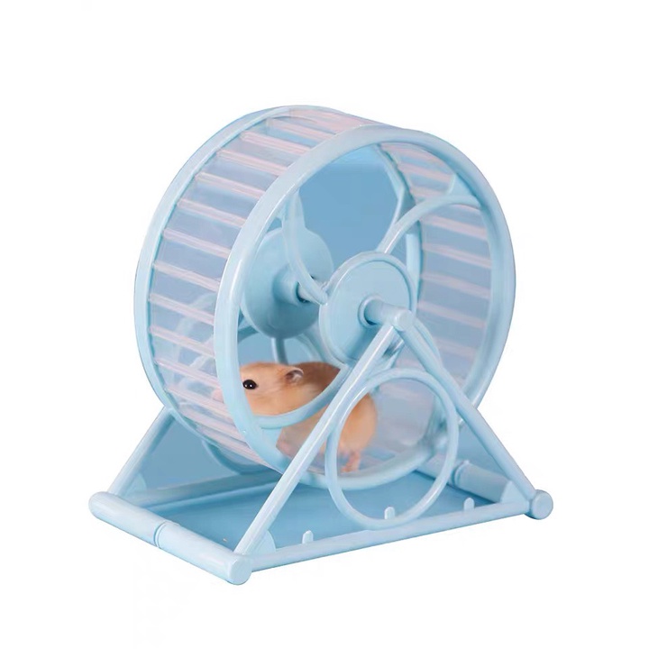Wheel chạy di động cho hamster - Vòng quay chạy Hamster có đế - Bánh xe chạy nhựa Hamster nhiều màu sắc cao cấp