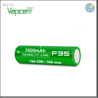 [P64] Pin sạc 18650 Vapcell F35 3500mah 10A /20A li-ion 3.7V