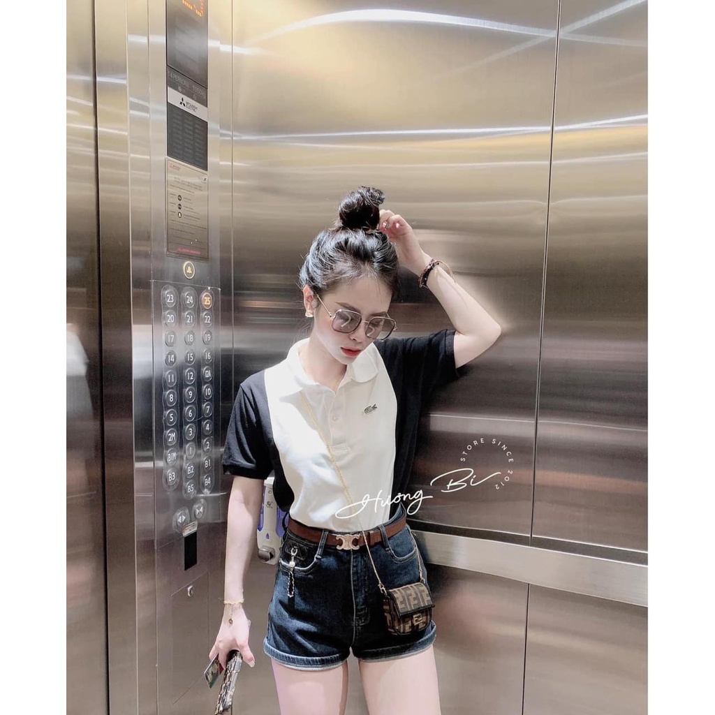 Áo polo phối HOT chuẩn hàng chất cotton mềm mịn chuẩn From