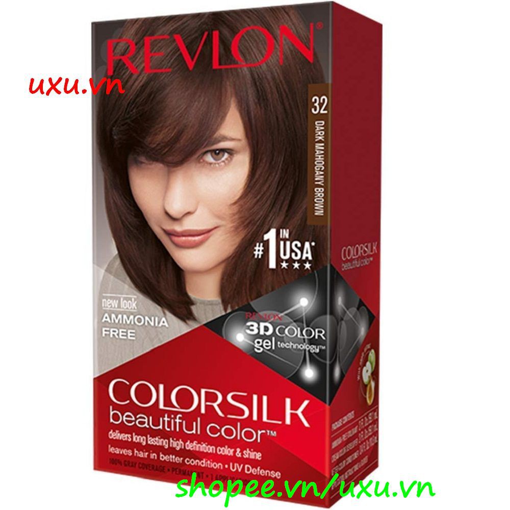 Thuốc Nhuộm Tóc Revlon Số 32 Nâu Gỗ Sậm Colorsilk, Với uxu.vn Tất Cả Là Chính Hãng.