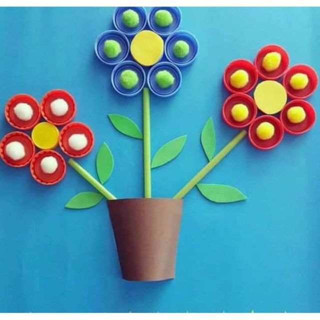 Nắp chai đủ màu 100 cái