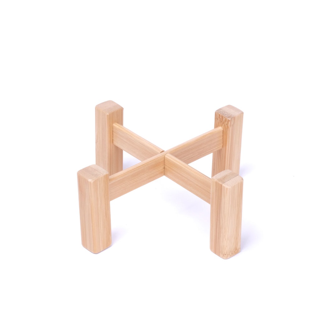 Giá Đỡ Chậu Hoa Bằng Gỗ Tre Chất Lượng Cao Tiết Kiệm Không Gian