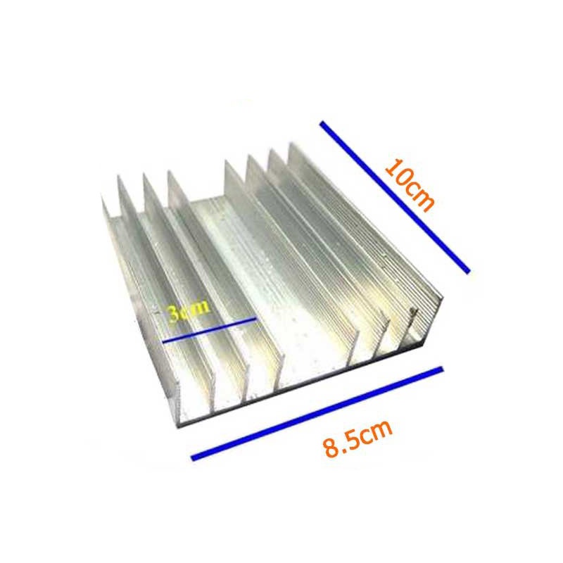 Tản Nhiệt Nhôm 8.5x10cm nhôm tản nhiệt giá rẻ