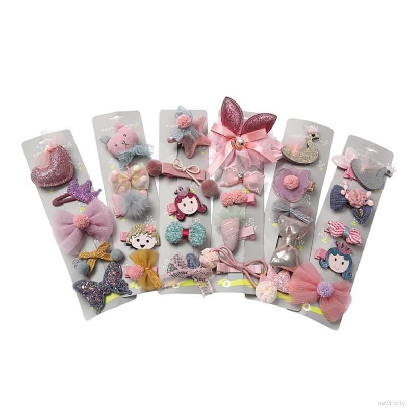 Kẹp tóc hình nơ đáng yêu cho bé gái