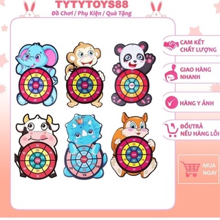 Ném bóng dính cho bé bảng phi tiêu rèn luyện tập trung tặng kèm 3 bóng dính-tytytoys88