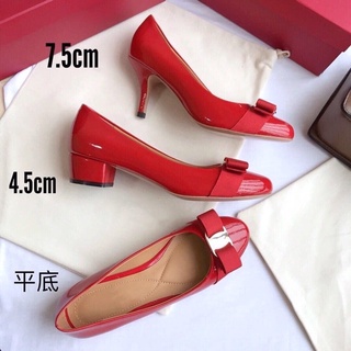 (ORDER) Giày gót vuông nơ BIG SIZE (33-42)