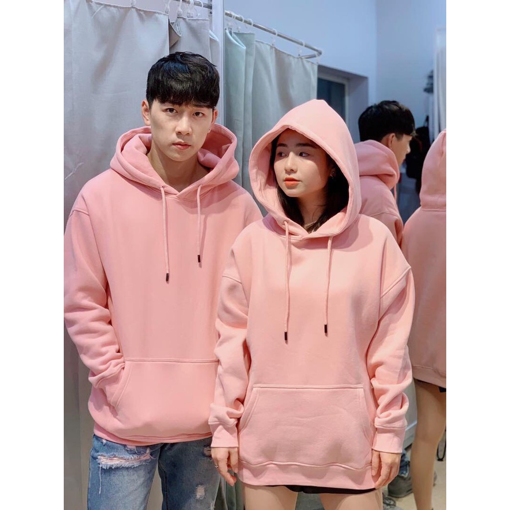 Áo Khoác Hoodie Nỉ Trơn Unisex Basic Fom Rộng Thời Trang Nam Nữ Áo Nỉ Bông | BigBuy360 - bigbuy360.vn