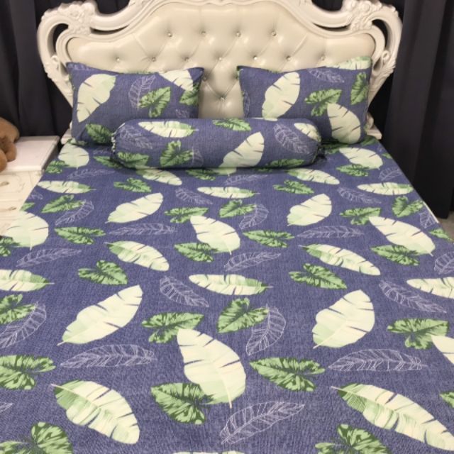 Bộ Drap Thun Hàn Quốc mát lạnh 4 món (Inbox nhiều mẫu lựa chọn)