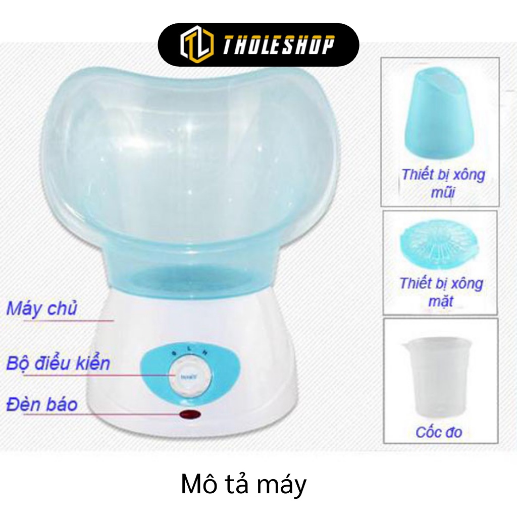 Máy Xông Hơi Mặt 2 Mức Điều Chỉnh Độ Nóng Kemei 6080 - Máy Xông Mắt Mũi Họng 3667
