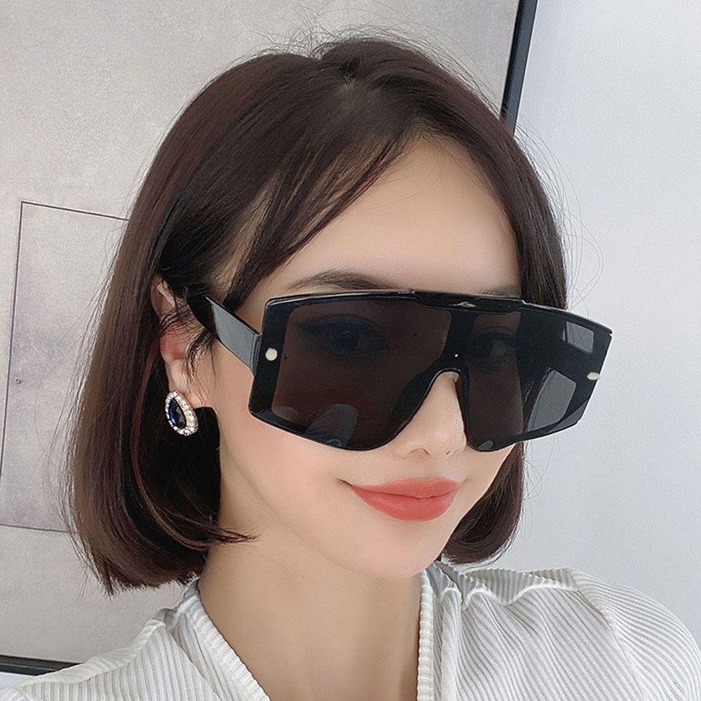 Kính Mát Không Gọng Phong Cách Cổ Điển Oversize Dành Cho Nữ