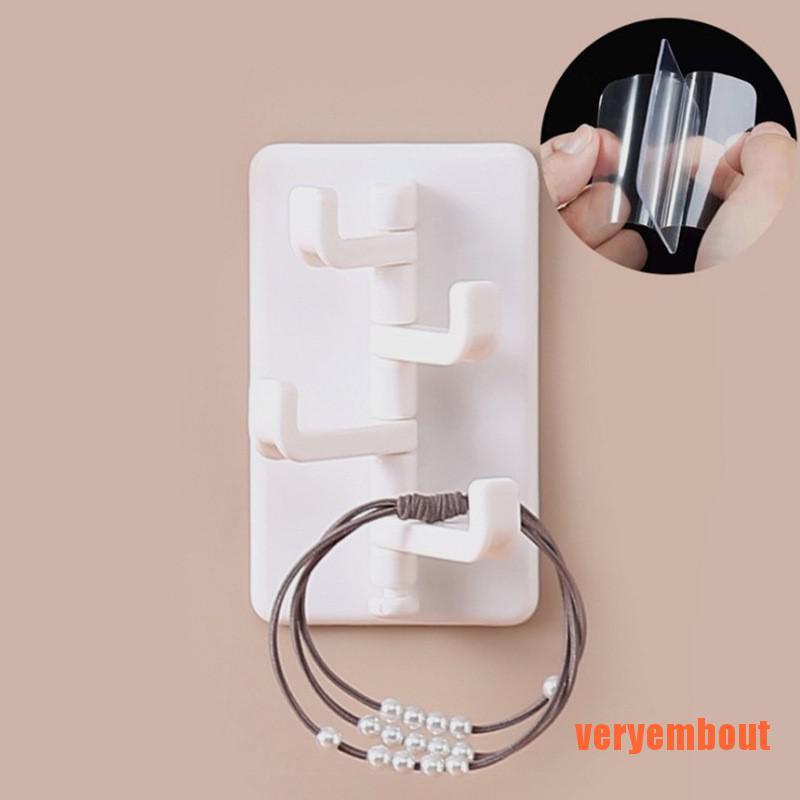 Móc Treo Đồ Dán Tường Không Đục Lỗ Sáng Tạo Phong Cách Bắc Âu Cho Nhà Bếp Nhà Tắm