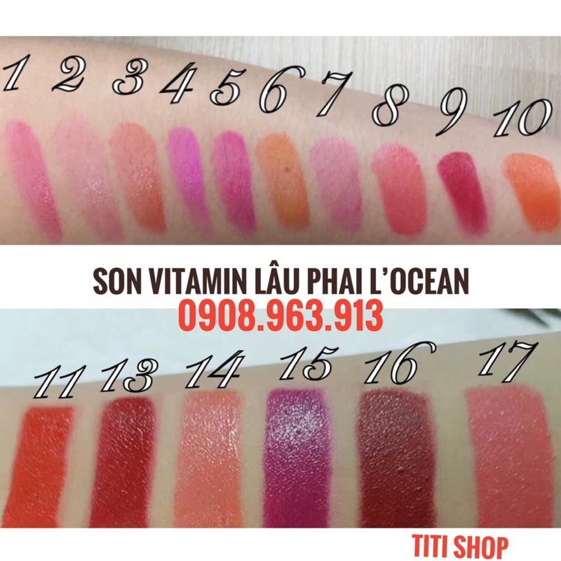 Son Vitamin Lâu Phai Locean Tint Stick Sweet Love Story 2 Trong 1