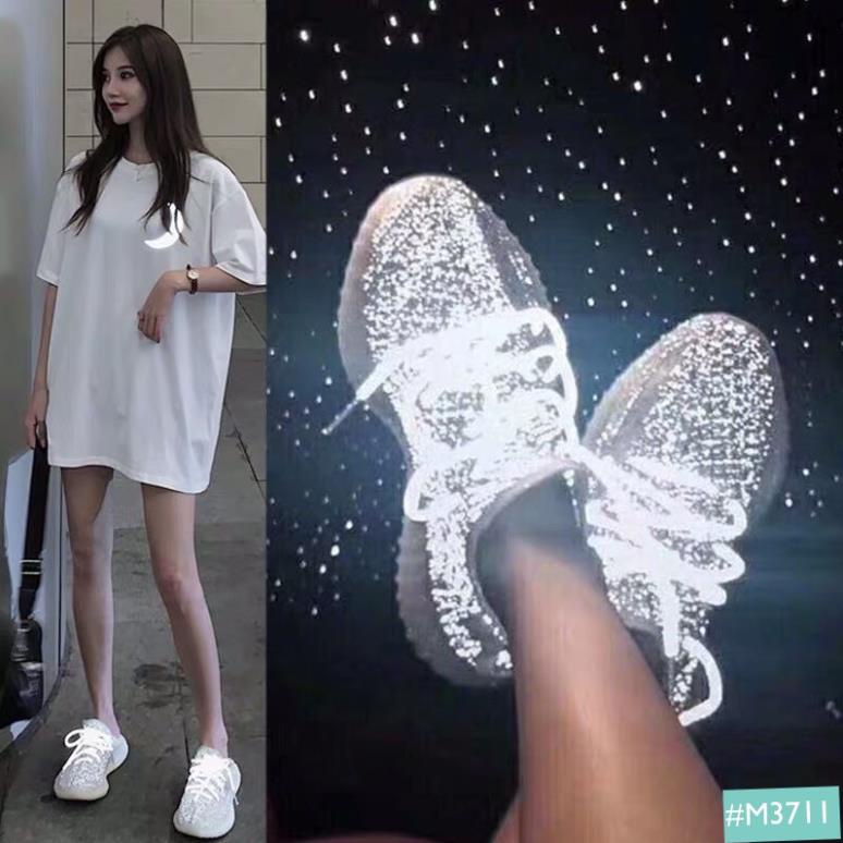 Giày Thể Thao Sneaker Bata Nữ Phản Quang MINSU M3711 Hàn Quốc Cực Chất Mang Đi Chơi, Đi Học po
