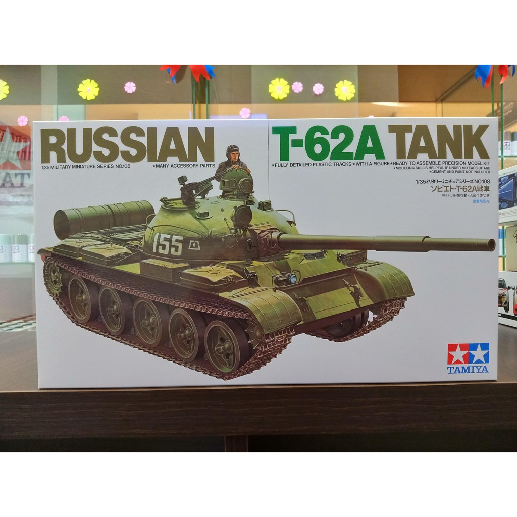 35108 Mô hình quân sự 1/35 SCALE RUSSIAN T-62A TANK