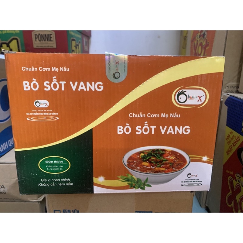 Xốt Gia Vị Bò Kho Sốt Vang Hoàn Chỉnh 80g