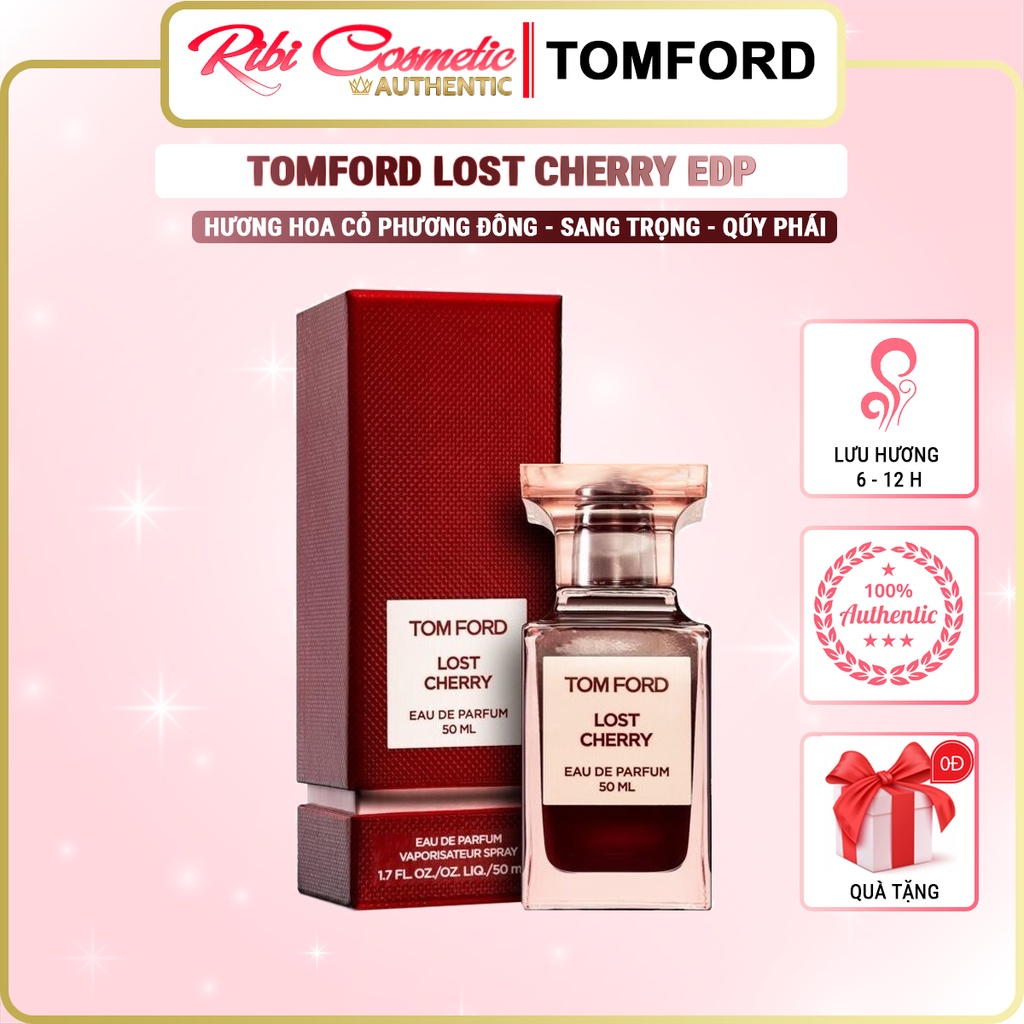 Nước hoa nữ siêu thơm Tom Ford Lost Cherry - TOMFORD TF lưu hương lâu 6 - 8 giờ . Chính hãng 100% - Ribi cosmetics . | BigBuy360 - bigbuy360.vn