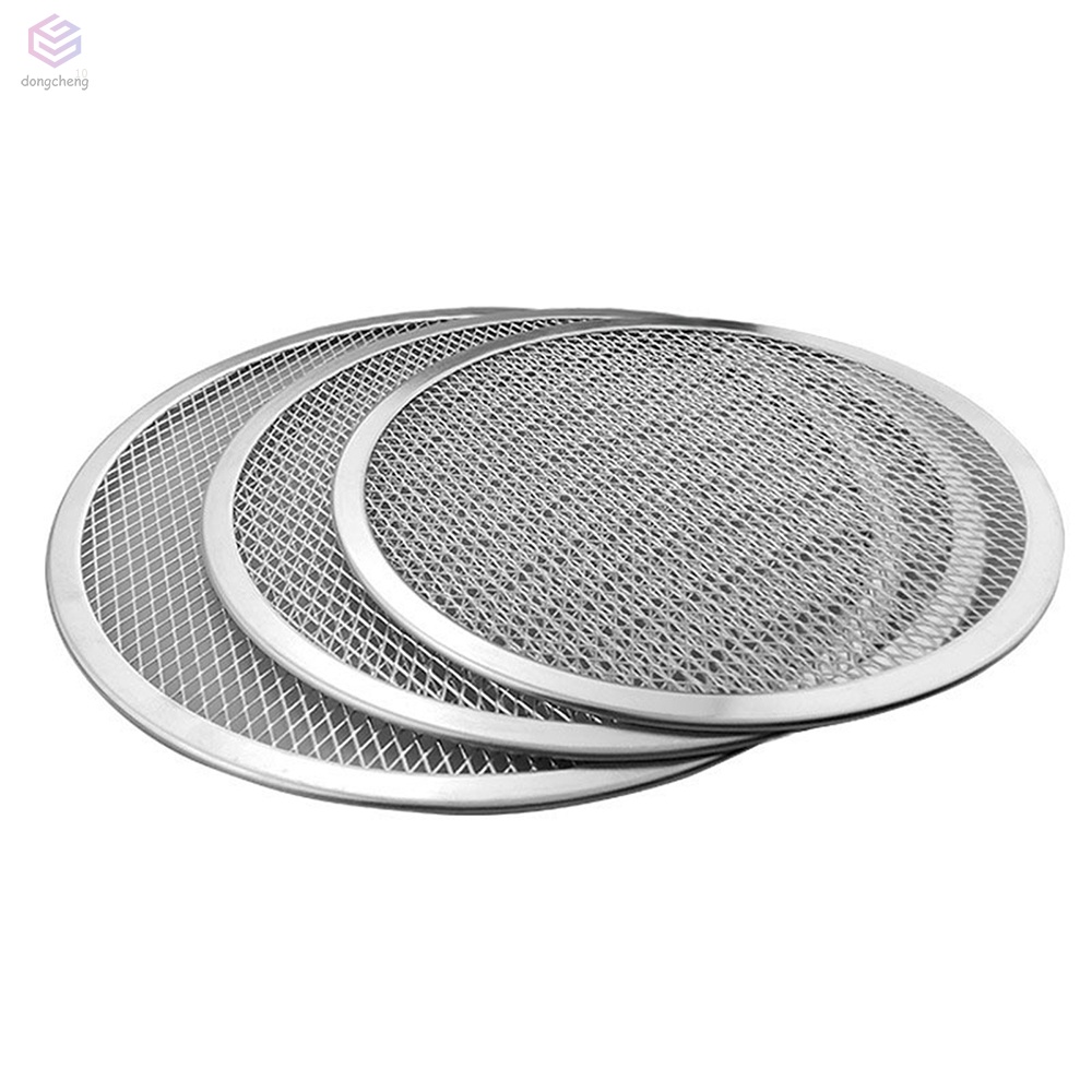 Khay Nướng Bánh Pizza Hình Tròn Bằng Hợp Kim Nhôm Chống Dính Chịu Nhiệt Kèm Lỗ Tiện Dụng