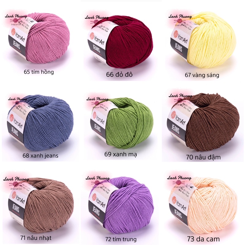 Len Jeans Art Thổ Nhĩ Kỳ 50 gram