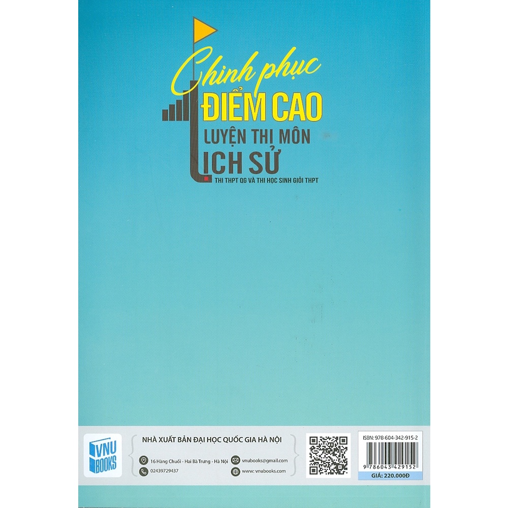 Sách - Chinh Phục Điểm Cao Luyện Thi Môn Lịch Sử Thi THPT QG Và Thi Học Sinh Giỏi THPT