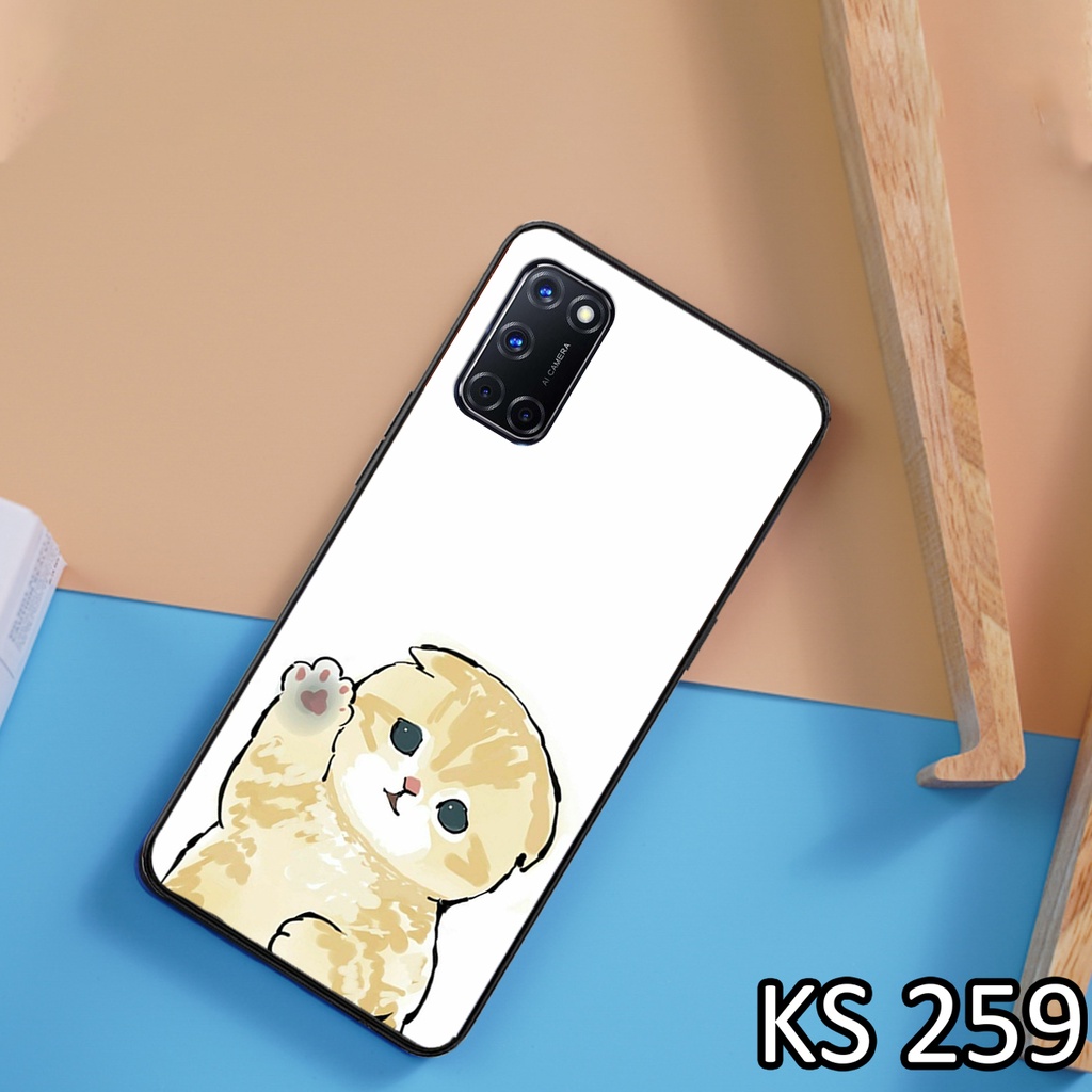 Ốp lưng Oppo A54 (4G/5G) - Oppo A55 (4G/5G) - Oppo A74 (4G/5G) - Oppo A76 in hình mèo con đáng yêu