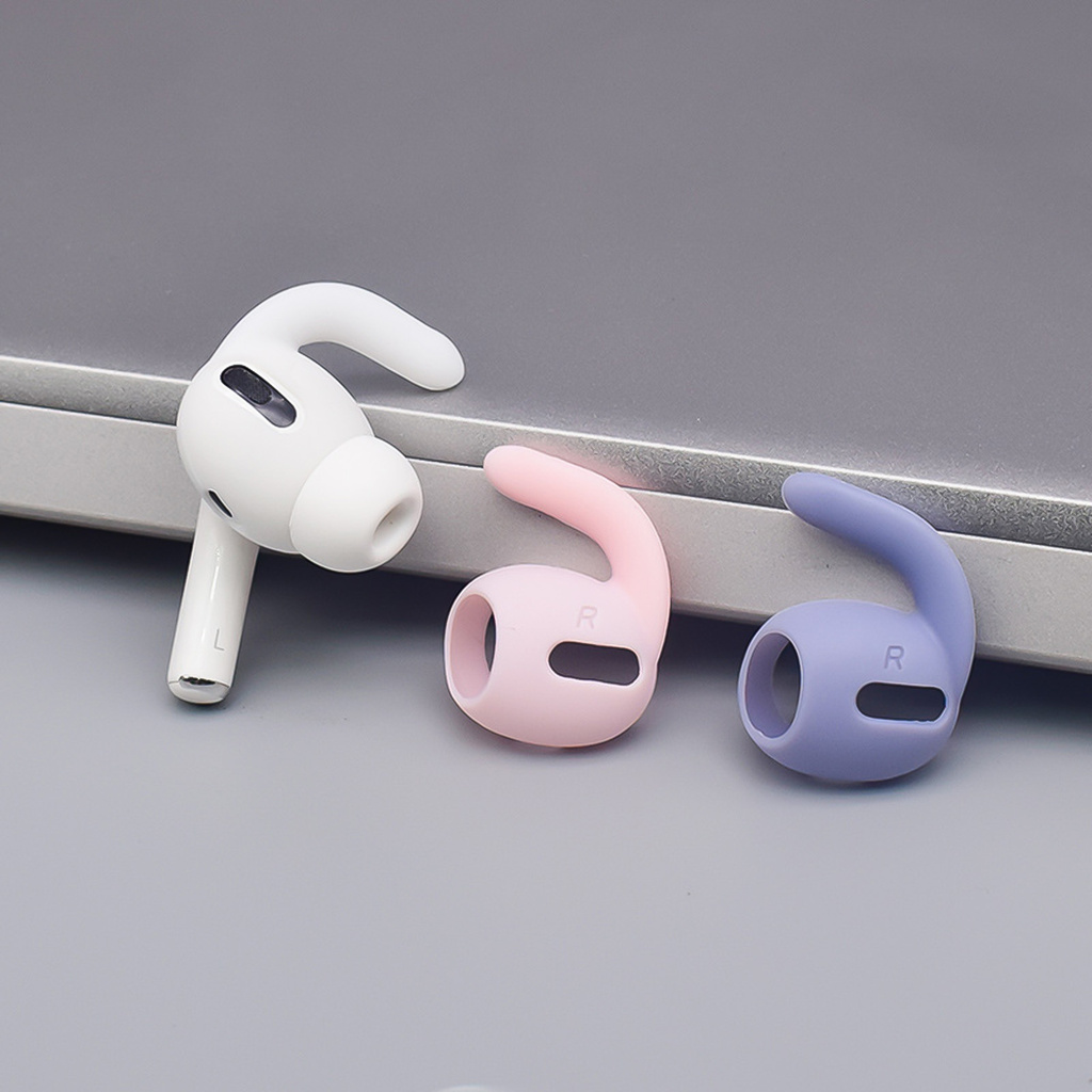 Cặp nút bọc bảo vệ tai nghe bằng silicon chống trượt thích hợp cho Airpods Pro