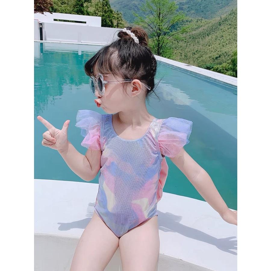 Bikini loang nơ lưng bé gái