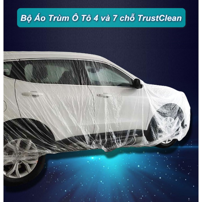 Bộ Áo Trùm Ô Tô 4 và 7 chỗ TrustClean - Home and Garden