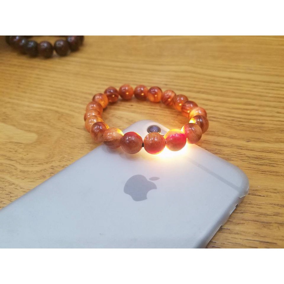 vòng tay gỗ huyết long size 10 ly