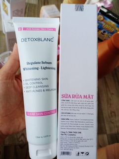 Sữa sửa mặt sinh học Detox BlanC (2 chai)
