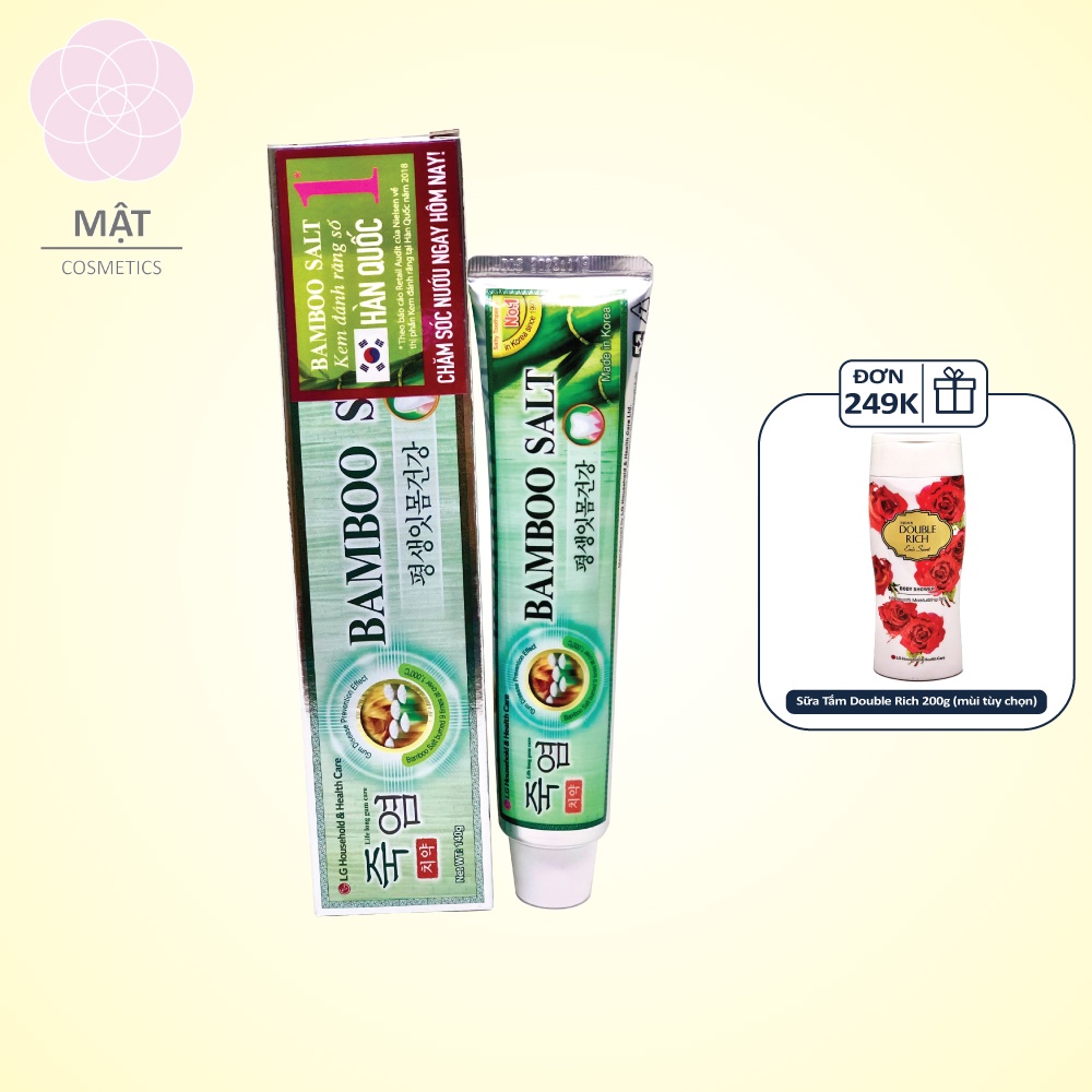 Kem Đánh Răng muối tre Hàn Quốc Bamboo Salt 140g