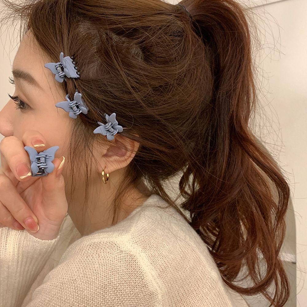 Kẹp Tóc Bướm Màu Kẹo Ngọt Phong Cách Hàn Quốc Dễ Thương Cho Bé Gái