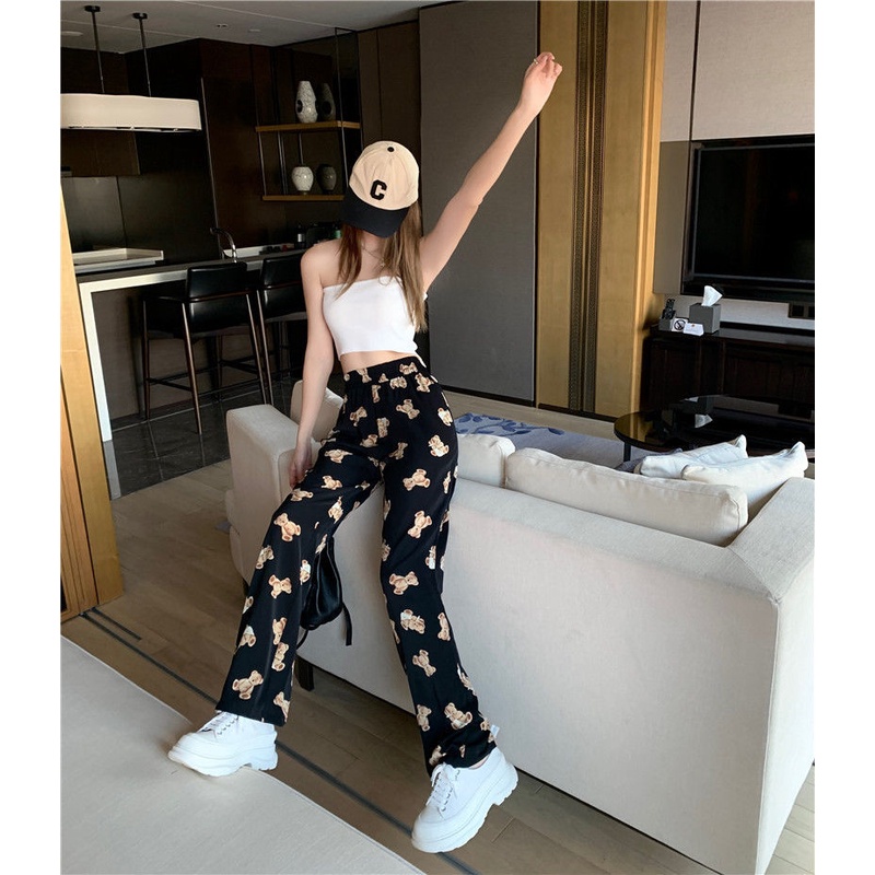 Quần COZOK ống rộng form ôm hợp thời trang