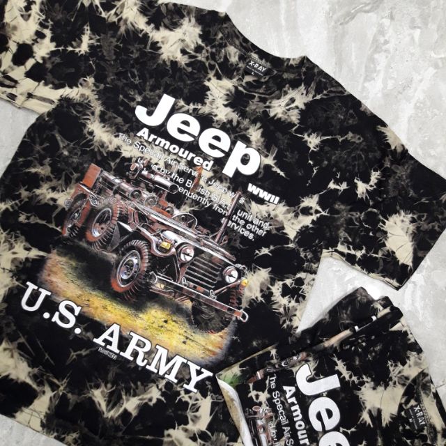 Áo thun họa tiết camo unisex - THAILAND