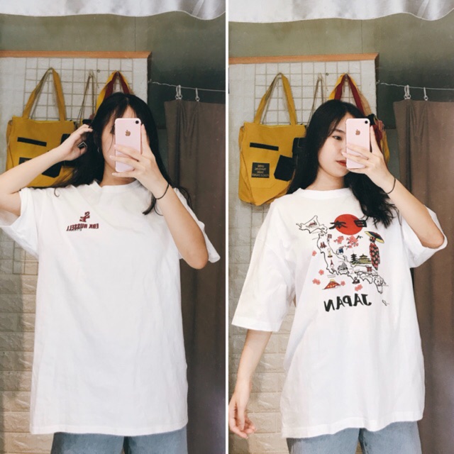 Áo thun mỹ 2hand unisex tay lỡ loại 1