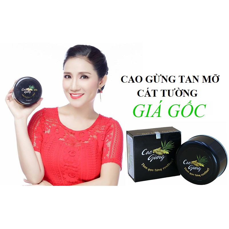 Cao gừng tan mỡ chính hãng THIÊN NHIÊN VIỆT tan mỡ bụng Cát Tường 200g