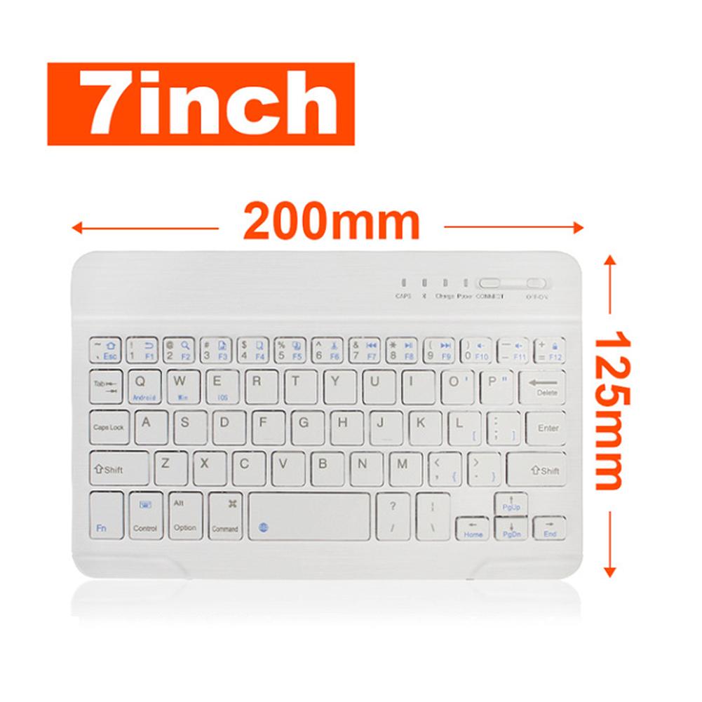 Bàn phím không dây Bàn phím Bluetooth Mini cho Máy tính bảng Máy tính xách tay Điện thoại Bàn phím có thể sạc lại | BigBuy360 - bigbuy360.vn