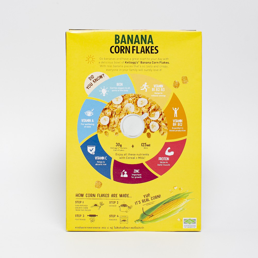 Ngũ Cốc Dinh Dưỡng Kellogg's Banana Corn Flakes 180g