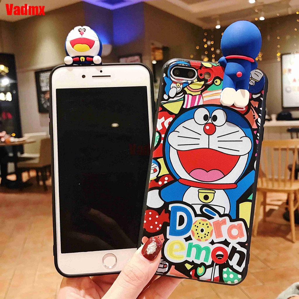 Ốp lưng hình Doraemon cho iPhone 11 Pro Max 6.1 5.8 6.5 XS Max XR X