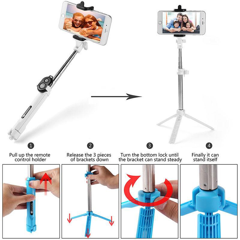 Gậy tự sướng Bluetooth 3 trong 1 kèm chân đế - hàng nhập khẩu | BigBuy360 - bigbuy360.vn