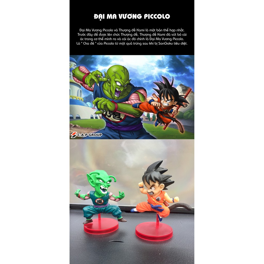 Mô hình nhân vật Dragon Ball Super 7 Viên Ngọc Rồng Songoku chibi - Kiểu 3 Bộ 50