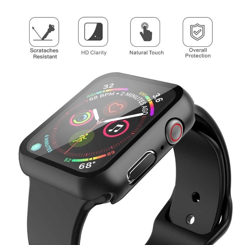 Ốp bảo vệ 360 độ cho đồng hồ thông minh Apple watch 6 SE 5 4 40MM 44MM