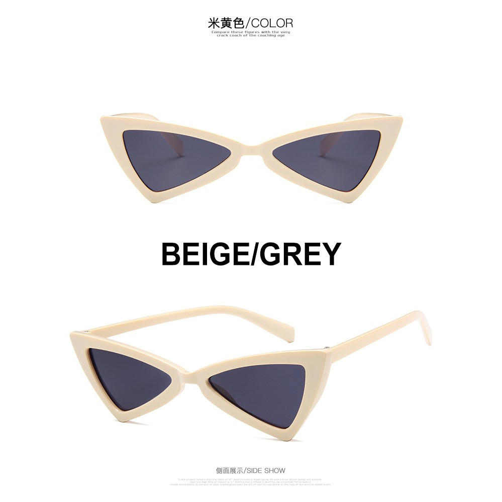 Kính Mát Nam Nữ Gọng Tam Giác Phong Cách Hip Hop | BigBuy360 - bigbuy360.vn